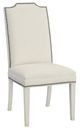 Fairfield® Customizable Entree Dining Empire Tall Back Dining Chair with Linen Legs-0
