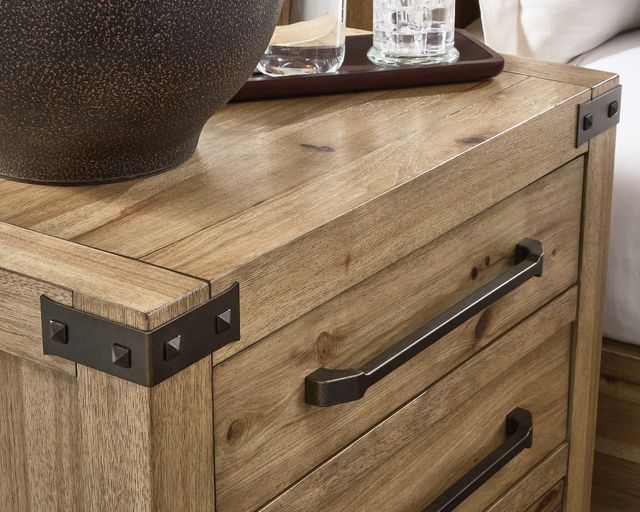 Signature Design by Ashley® Ridgester Light Brown Nightstand-3