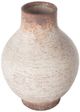A & B Home Brown/White Round Footed Ceramic Vase-1