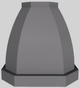 Vent-A-Hood® Designer Series 48" Gunsmoke Island Range Hood-1