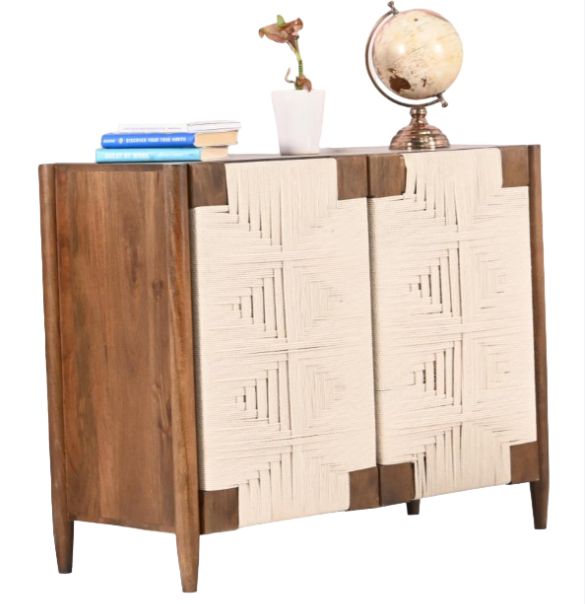 Jaipur Furniture Taffyta Brown/White Cabinet-0