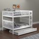 Donco Kids Mission Full/Full Bunkbed with Trundle Bed-4