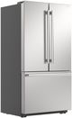 Sharp 36" Stainless Steel Counter Depth French 3-Door Refrigerator with Internal Water Dispenser-3