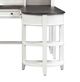 Liberty Furniture Allyson Park Charcoal/Wirebrushed White L-Shaped Desk Set-4