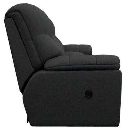 La-Z-Boy® Morrison Indigo Manual Reclining Loveseat with Console-3