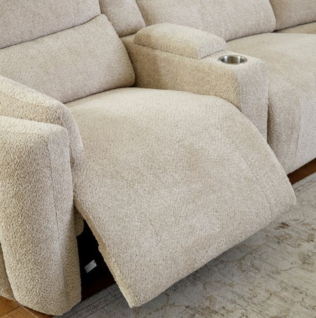 Parker House® Modesto 7-Piece Buttercream Power Reclining Sectional with with Power Headrest-3