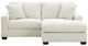 Signature Design by Ashley® Greenbriar Ivory Chaise Sofa-1