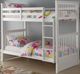 IFDC White Youth Single/Single Bunk Bed-0