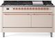 Ilve® Nostalgie II Series 60" Antique White Pro Style Dual Fuel Range-0