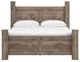 Signature Design by Ashley® Rusticott Brown King Poster Bed-1