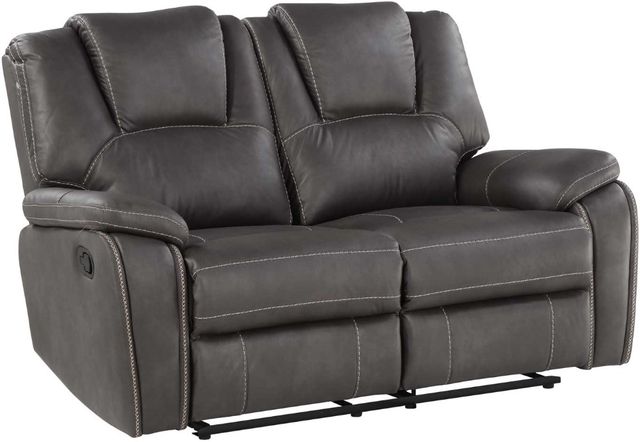 Steve Silver Co. Katrine Charcoal Mnaual Reclining Loveseat-0