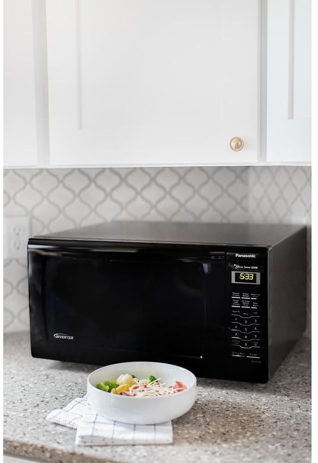 Panasonic® 1.6 Cu. Ft. Black Countertop Microwave-4