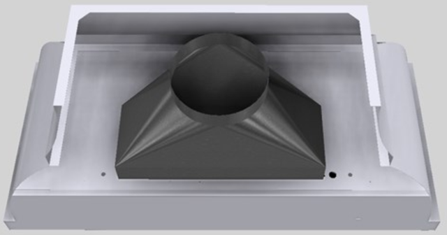 Vent-A-Hood® Designer Series 54" White Wall Mounted Range Hood-2