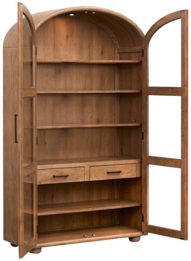 Magnussen Home® Woodward Dark Clove Brown Display Cabinet-3