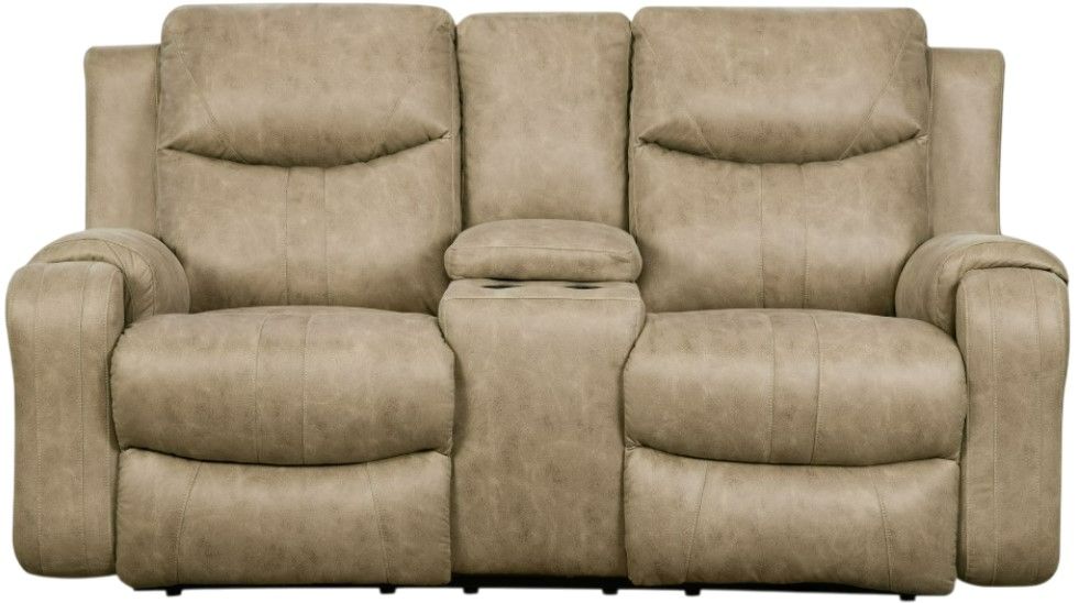 Southern Motion™ Customizable Marvel Manual Double Reclining Loveseat with Console
