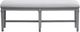Magnussen Home® Charleston Harbor Gray/Hoffman Whip Bench with Upholstered Seat-1