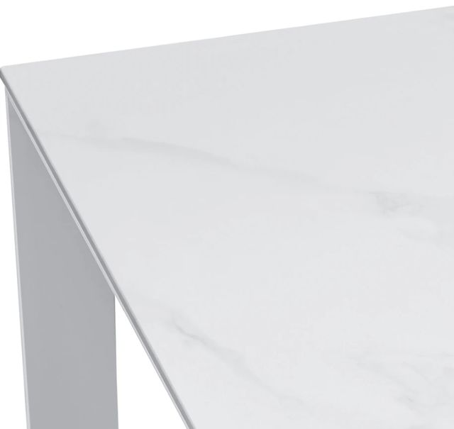 Intercon Alexa 7-Piece White Aluminum/Stone Outdoor Dining Set-4