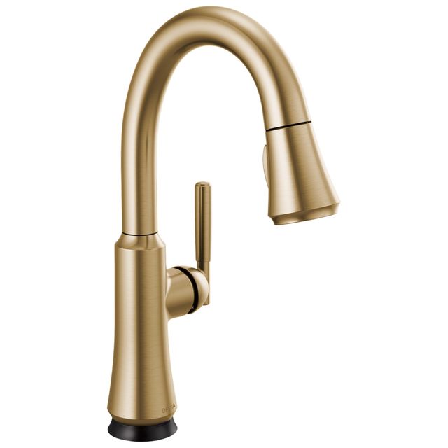 Delta Coranto® Champagne Bronze Single Handle Bar/Prep Faucet with Touch2O® Technology-0