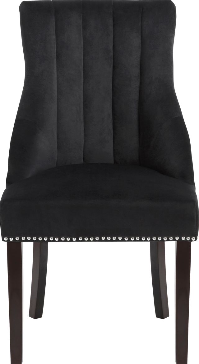 Meridian Furniture Oxford Black Velvet Dining Chair-2
