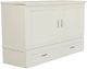 CabinetBed Inc.™ Premium Country Style White Queen Cabinet Bed-1