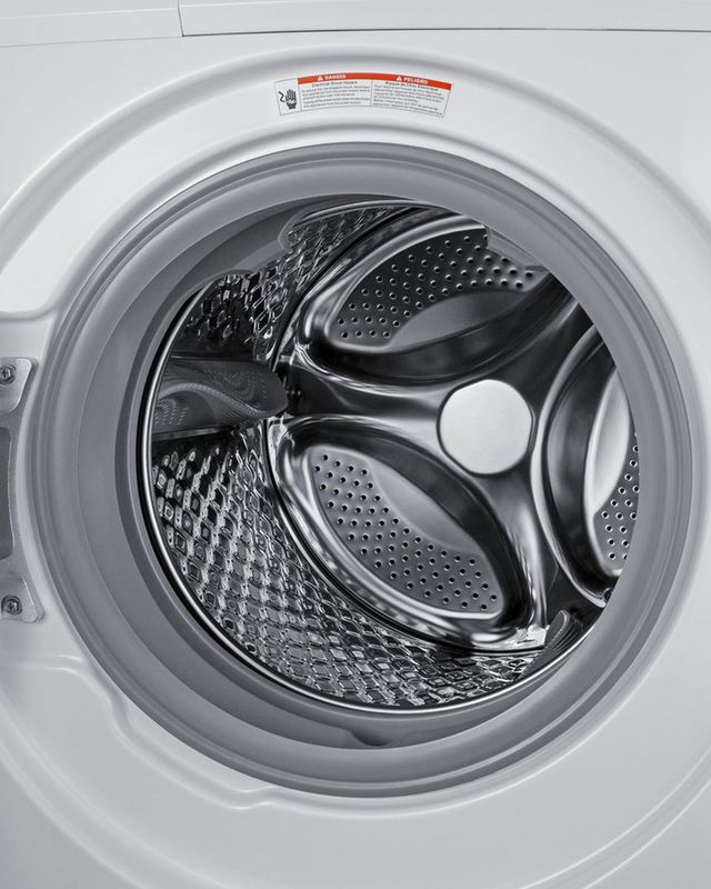 Summit® White Electric Laundry Center, 2.7 Cu. Ft. Washer, 4.4 Cu. Ft. Ventless Dryer-3