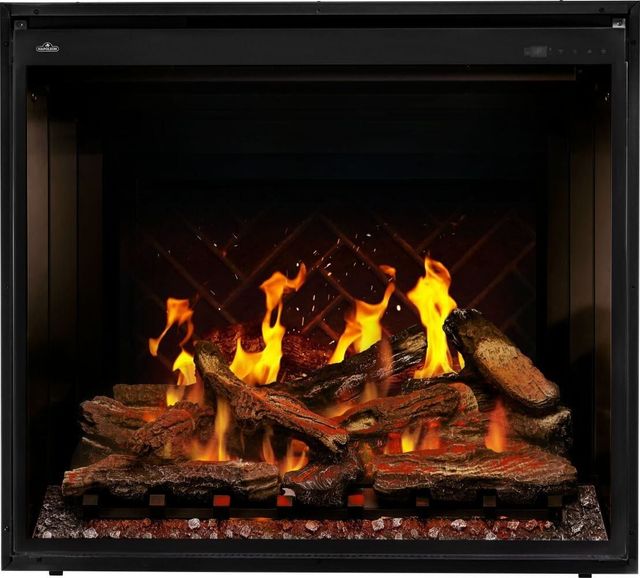 Napoleon Elevation™ X Series 36'' Black Built-In Electric Fireplace with Virtual Flame Technology-2
