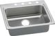 Elkay Lustertone® Classic Lustrous Satin 25" x 22" x 6-1/2" MR2-Hole Single Bowl Drop-In ADA Sink with Quick-Clip-0