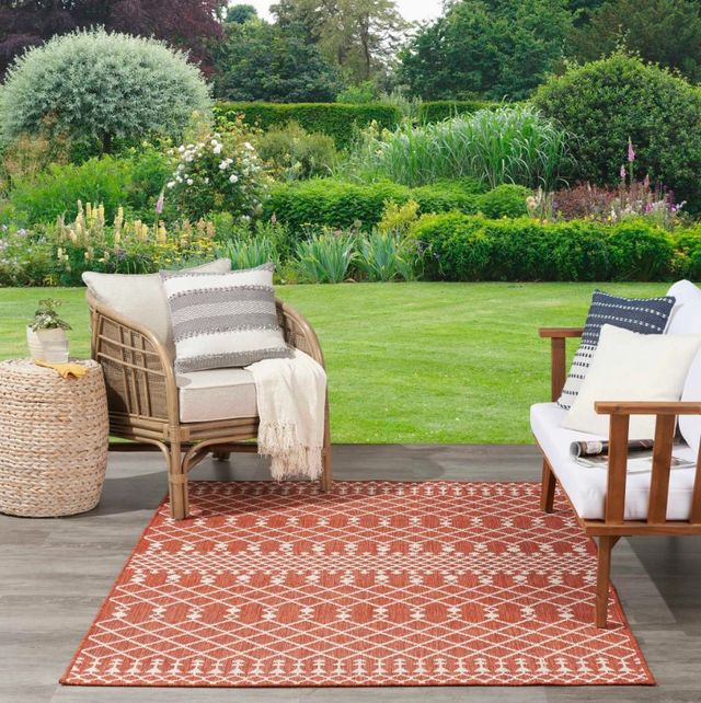 Nourison Home™ Positano Terracotta 5'x7' Area Rug Style 1-2