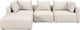 TOV Furniture Hangover 4-Piece Cream Modular Sectional-3