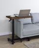 Coaster® Westpark Dark Pine Pneumatic Adjustable Side Table with Black Metal Base -1
