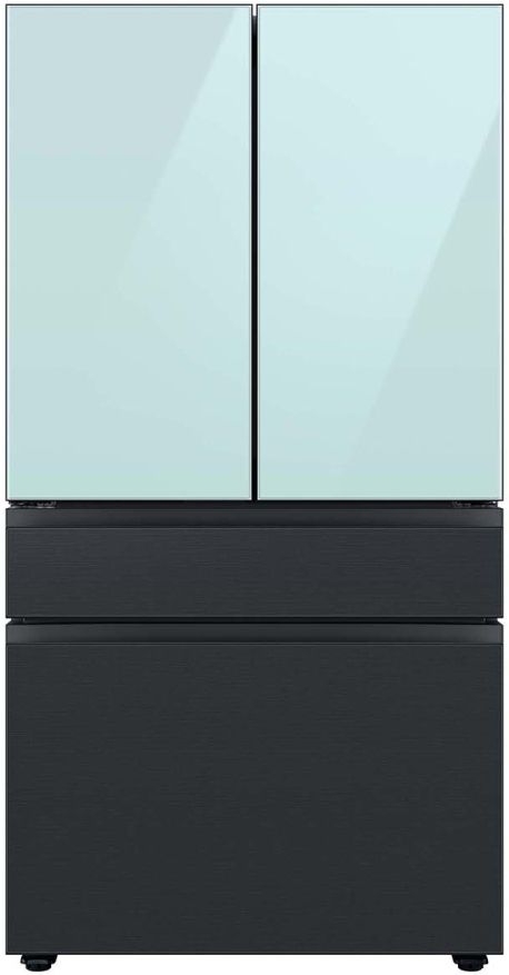Samsung Bespoke 18" Morning Blue Glass French Door Refrigerator Top Panel-2