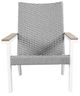CabanaCoast® Customizable Stellan Aluminum/Natural Fiber Outdoor Adirondack Chair-4