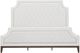 Pulaski™ Asher Park Piano Brown/White King Upholstered Panel Bed-1