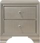 Crown Mark Lyssa Champagne Nightstand-3