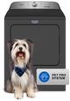 Maytag® 7.0 Cu. Ft. Volcano Black Pet Pro Front Load Electric Dryer -2