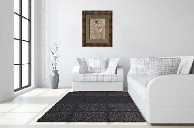 Classy Living Vivian Flasch Lilies On Silver Il 40" Wall Art-1