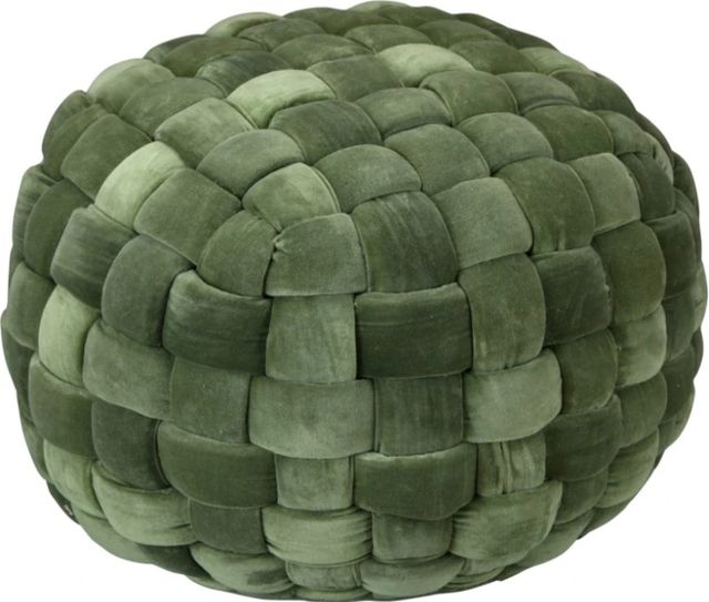 Moe's Home Collection Jazzy Chartreuse Pouf-0