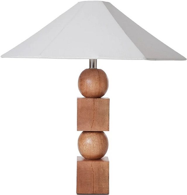 LH Home Skye Geometric Natural Table Lamp-0