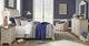 Liberty Furniture Farmhouse Reimagined 4-Piece Antique White/Chestnut King Sleigh Bedroom Set-0
