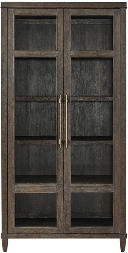 Universal Explore Home™ Montclair Cocoa Glass Door Cabinet-2