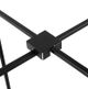 A & B Home Hannes Black/Gold Shelf-3