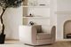 Moe's Home Collection Rosy Oatmeal Lounge Chair-3