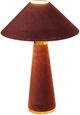 TOV Furniture Graham Burgundy Velvet Table Lamp-4