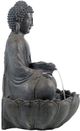 A & B Home Antique Black Buddha Fountain-2