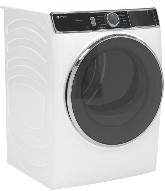 GE Profile™ 7.8 Cu. Ft White Gas Dryer-3