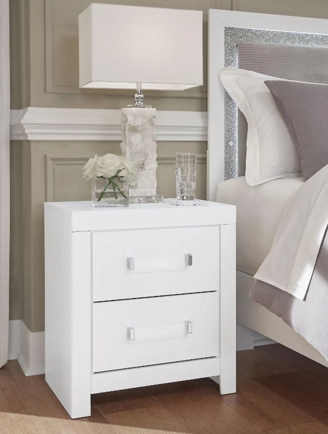 Signature Design by Ashley® Maeling White 2-Drawer Nightstand-1