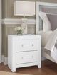 Signature Design by Ashley® Maeling White 2-Drawer Nightstand-1
