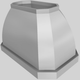Vent-A-Hood® Designer Series 48" Stainless Steel Island Range Hood-4
