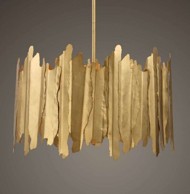 Uttermost® Golden Gate Gold Pendant-1