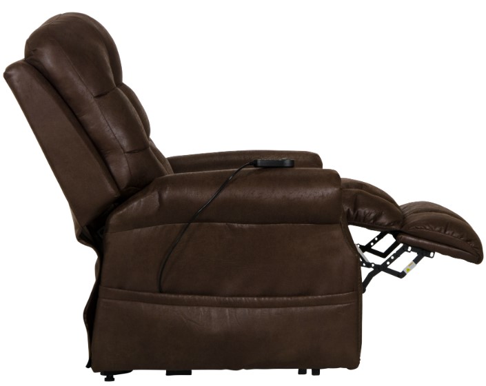 Catnapper Ramsey Sable Power Lift Lay Flat Recliner with Heat and Massage King s Furniture Appliance